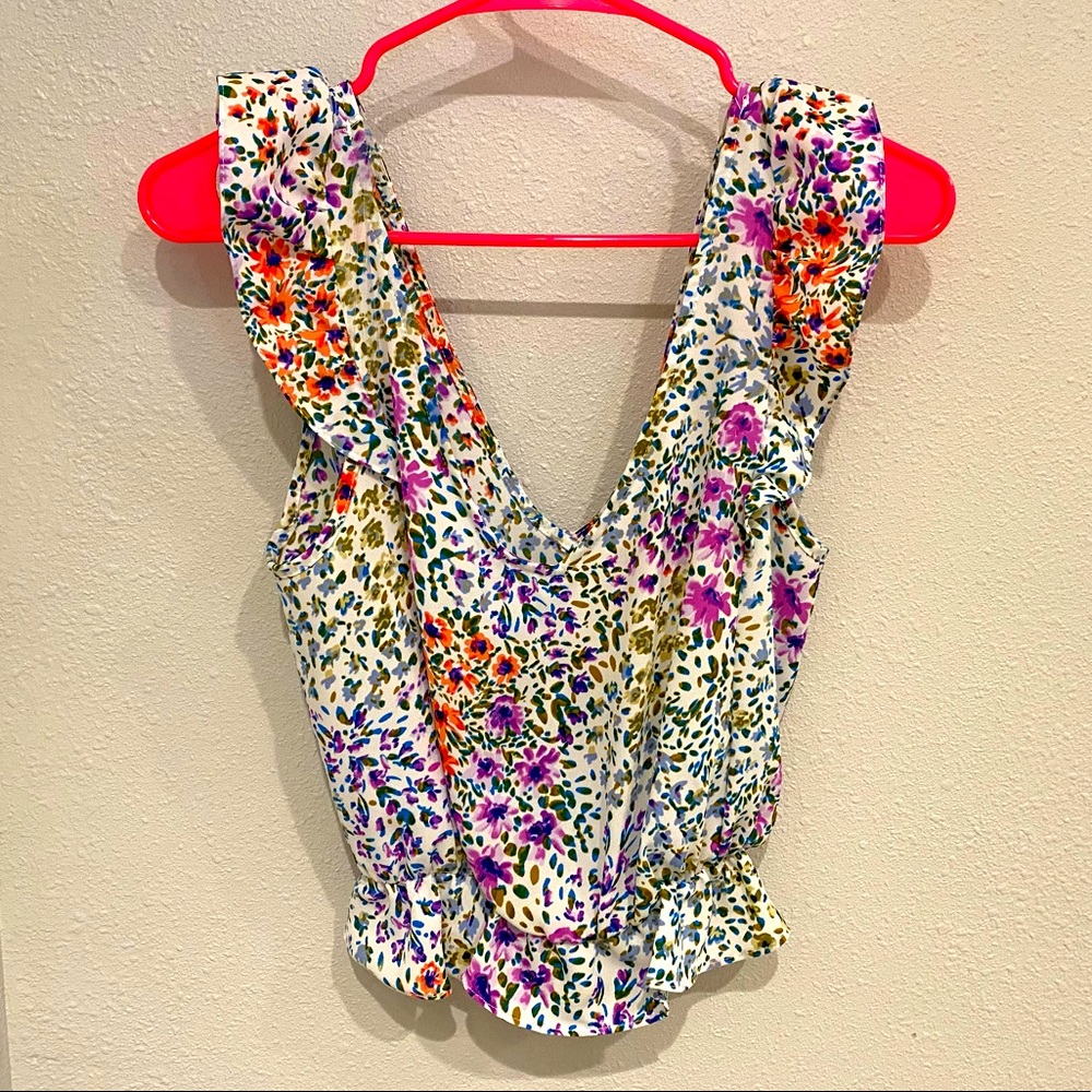 Floral crop top